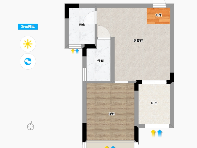 广东省-惠州市-罗浮上善公馆-40.59-户型库-采光通风