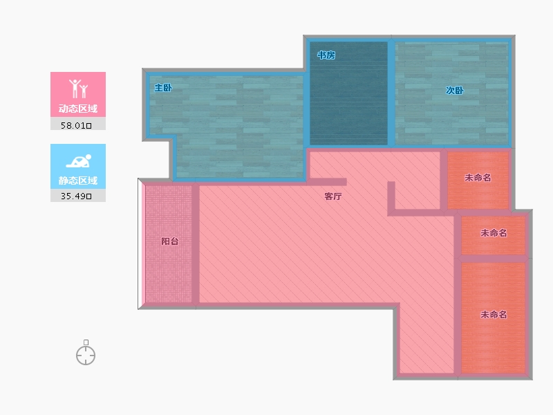 江苏省-盐城市-东海国际-82.25-户型库-动静分区