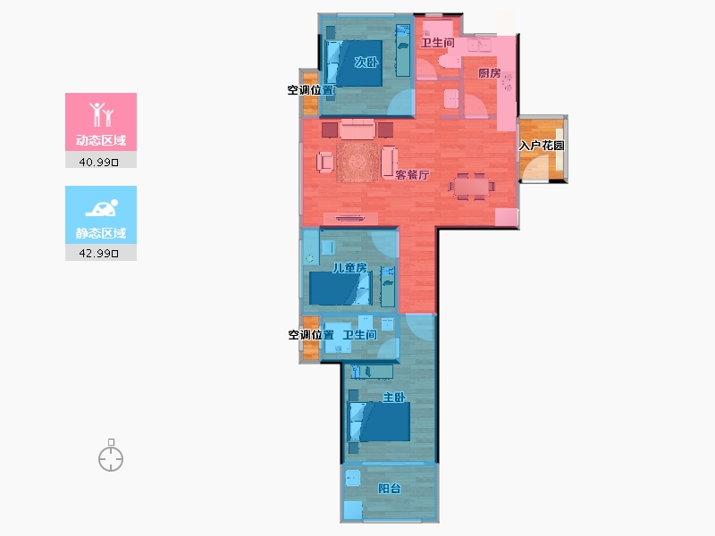 福建省-漳州市-永鸿厦门湾南岸-81.34-户型库-动静分区