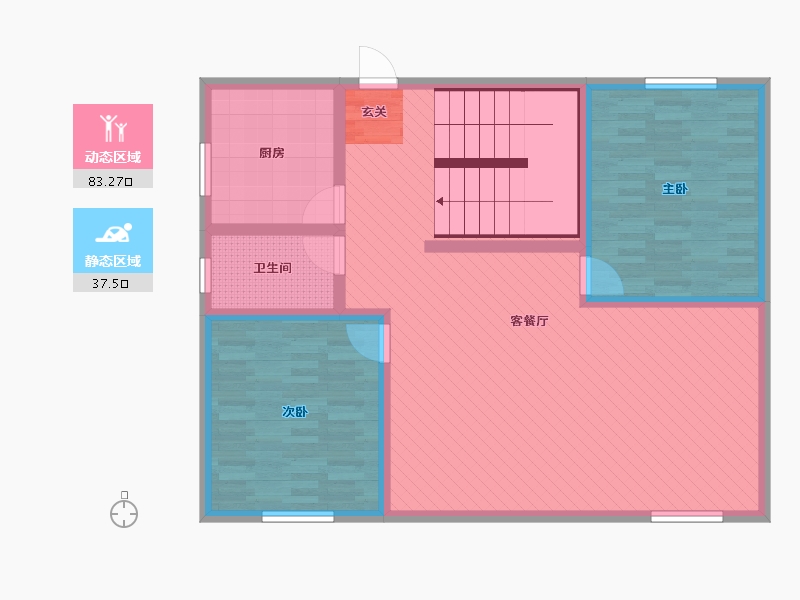 湖南省-衡阳市-板市乡-108.79-户型库-动静分区