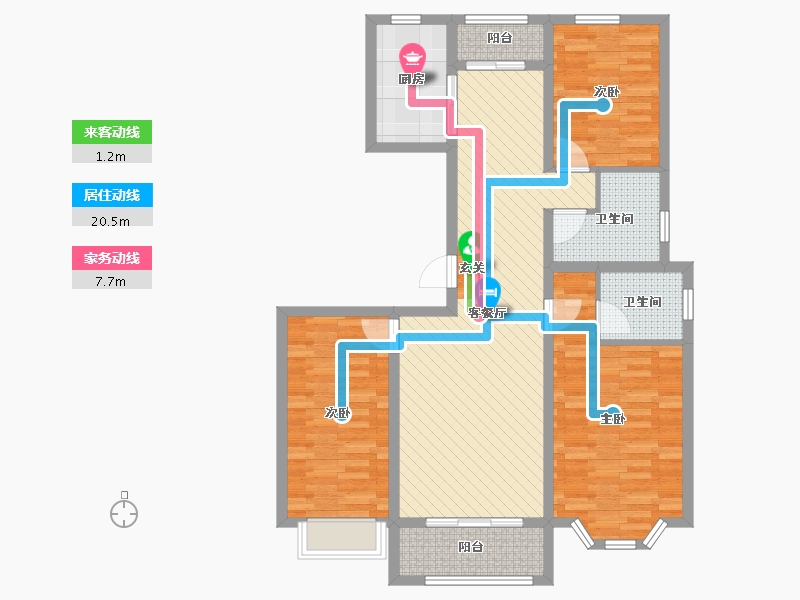 山东省-东营市-万通海欣盈园-98.91-户型库-动静线