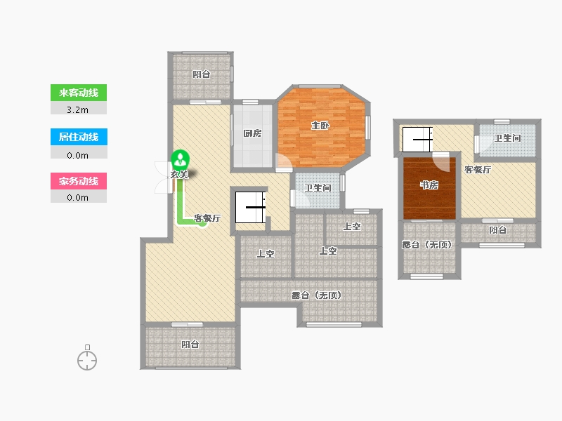 贵州省-贵阳市-一鸣宽城国际-147.62-户型库-动静线