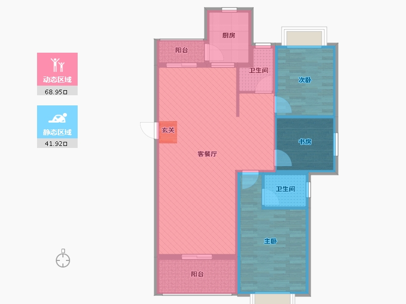 江西省-吉安市-德逸国际-98.54-户型库-动静分区