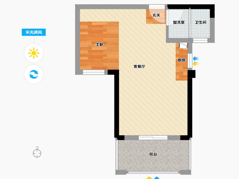 湖南省-湘潭市-九华新城-39.07-户型库-采光通风