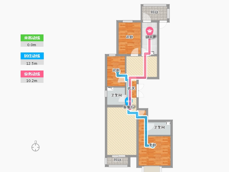 河北省-邯郸市-凤凰城-83.58-户型库-动静线