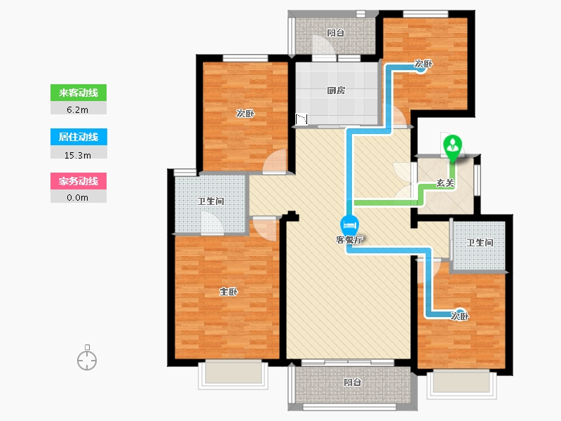 河北省-邯郸市-澜湾-120.00-户型库-动静线