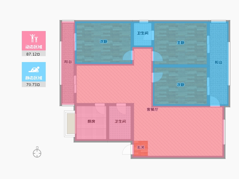 江西省-南昌市-青云谱区-138.91-户型库-动静分区