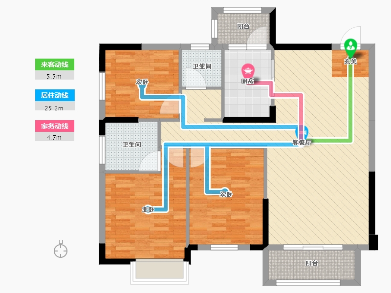 贵州省-贵阳市-广大上城-97.08-户型库-动静线