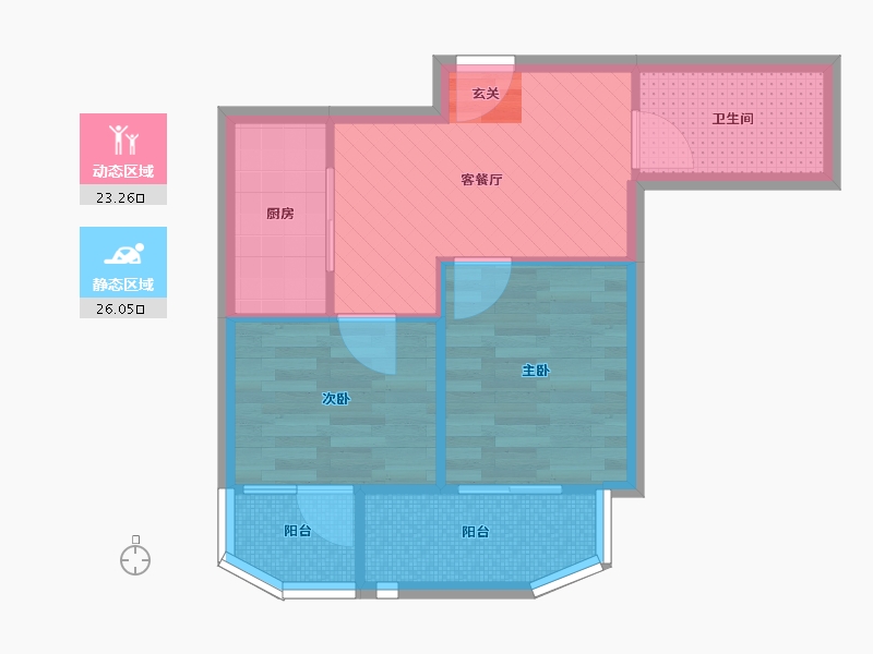 北京-北京市-丽园C区-8号楼-43.01-户型库-动静分区