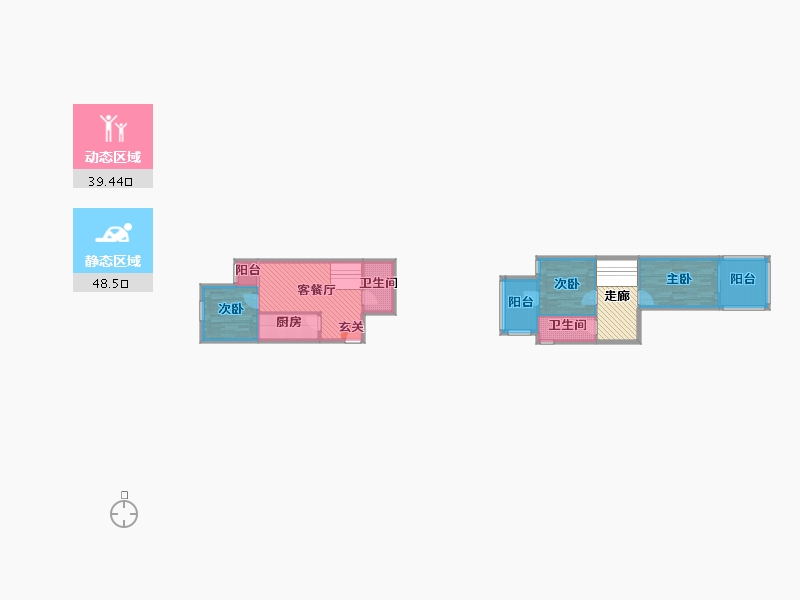 北京-北京市-都市馨园-87.94-户型库-动静分区