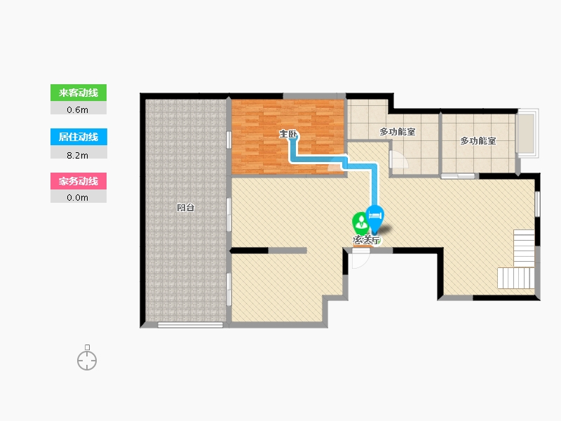 浙江省-宁波市-风格首岸-150.84-户型库-动静线