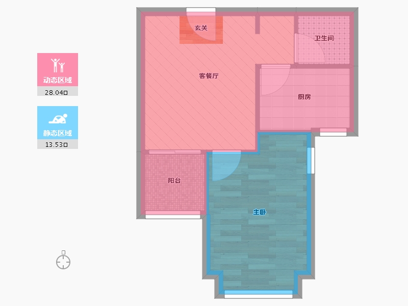 北京-北京市-邑上苑-36.50-户型库-动静分区