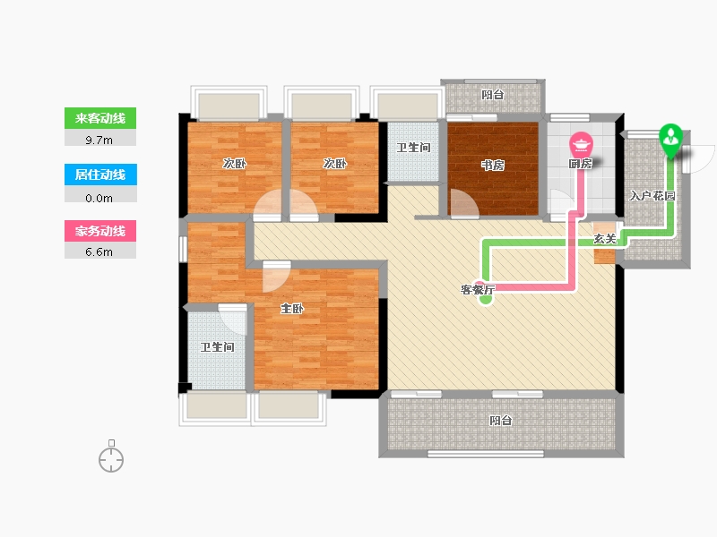 湖南省-邵阳市-新宁香杉湖-114.94-户型库-动静线