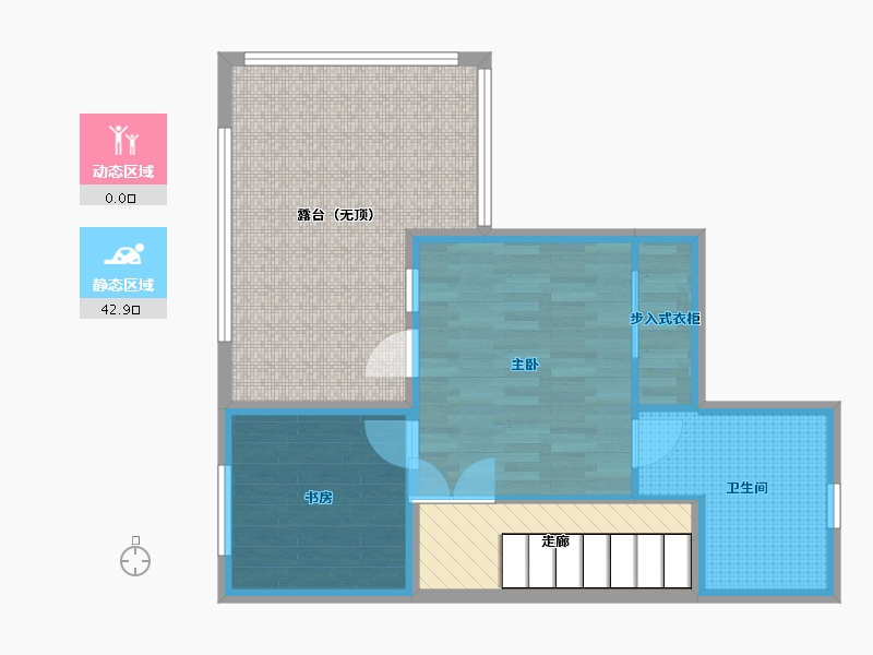 河北省-张家口市-鸿威翡翠城-67.27-户型库-动静分区