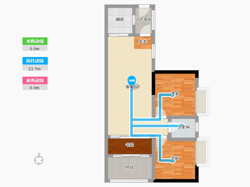 四川省-自贡市-南湖上元-70.35-户型库-动静线