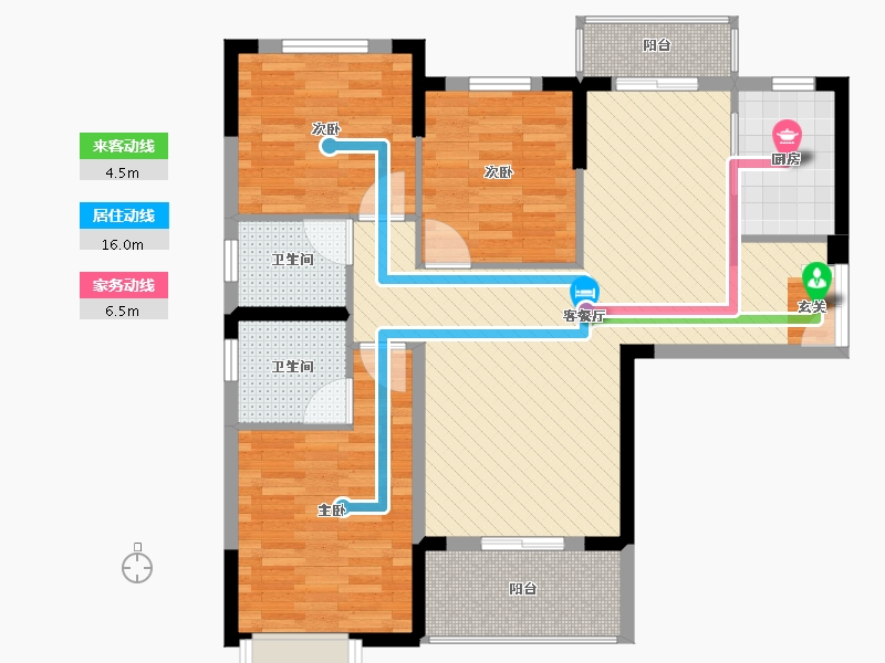 湖北省-荆州市-江南新城-91.17-户型库-动静线