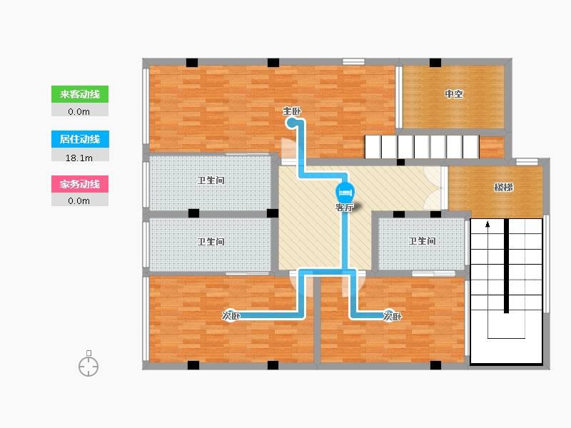 四川省-成都市-芙蓉青城-132.57-户型库-动静线