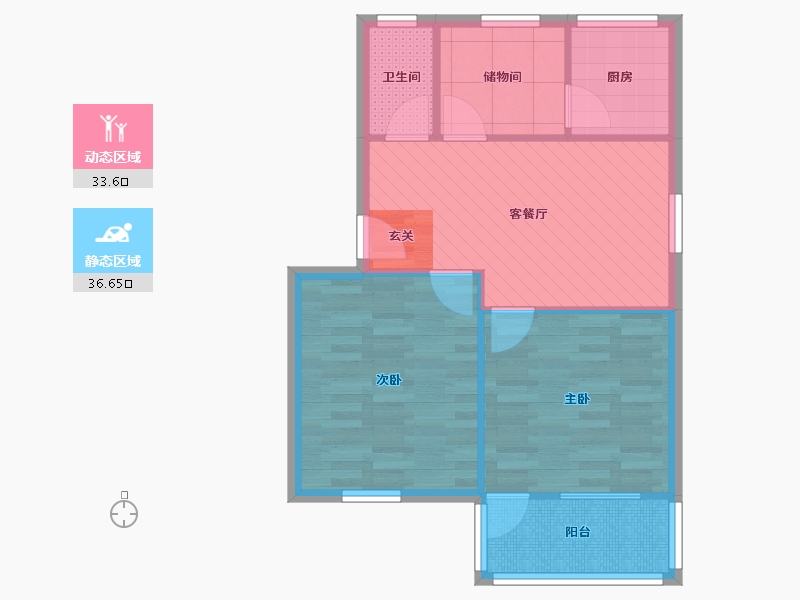 上海-上海市-青年东路16号-63.00-户型库-动静分区