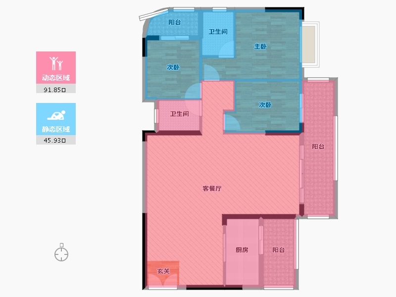 广东省-揭阳市-金壁园-123.19-户型库-动静分区