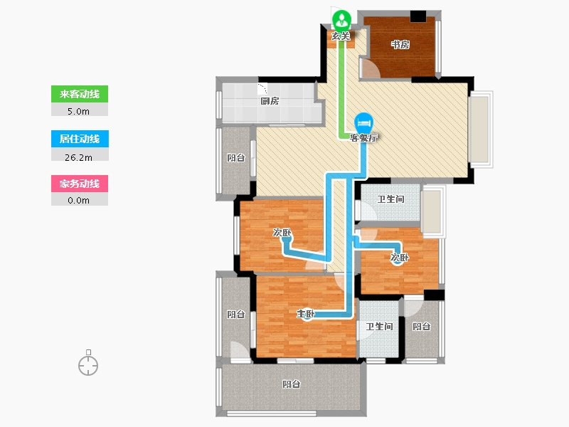 广东省-深圳市-城投・七里香榭-123.05-户型库-动静线