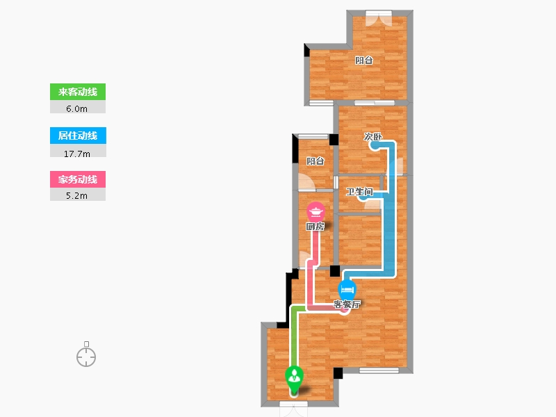 四川省-达州市-滨江四季花城-73.29-户型库-动静线