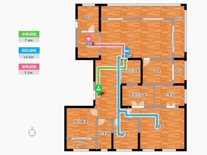 黑龙江省-哈尔滨市-保利天珺-203.51-户型库-动静线