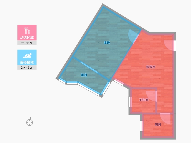 上海-上海市-静安新城-41.42-户型库-动静分区