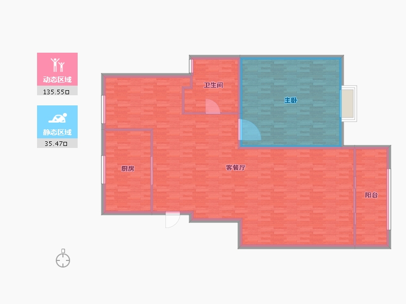 江苏省-镇江市-中南世纪城・望江-160.00-户型库-动静分区