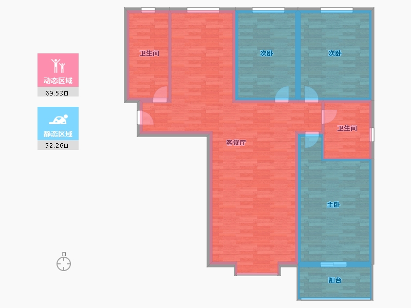 河北省-保定市-豪景铭居-109.99-户型库-动静分区