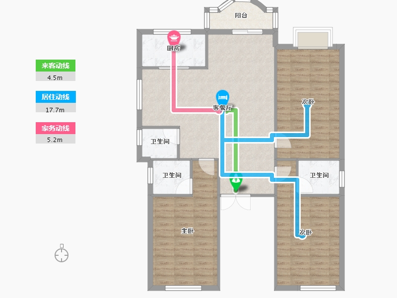 福建省-莆田市-涵江-105.78-户型库-动静线