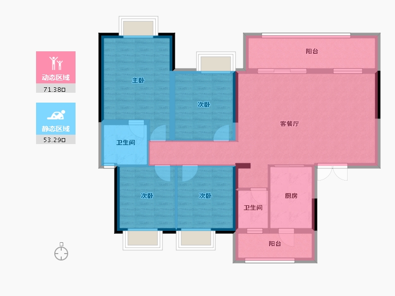 四川省-成都市-优品道-112.01-户型库-动静分区