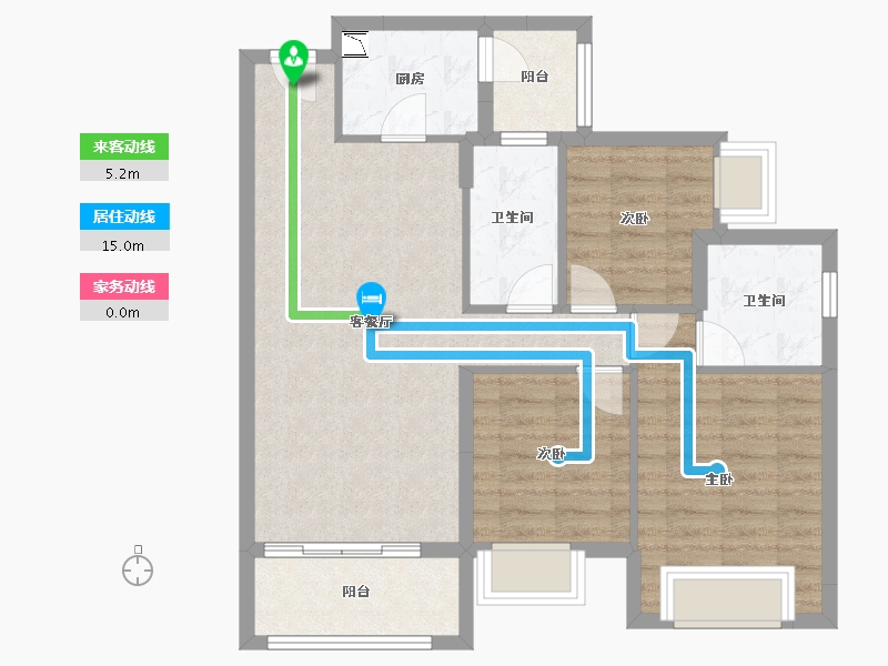 广东省-深圳市-惠州恒大御湖郡-80.28-户型库-动静线