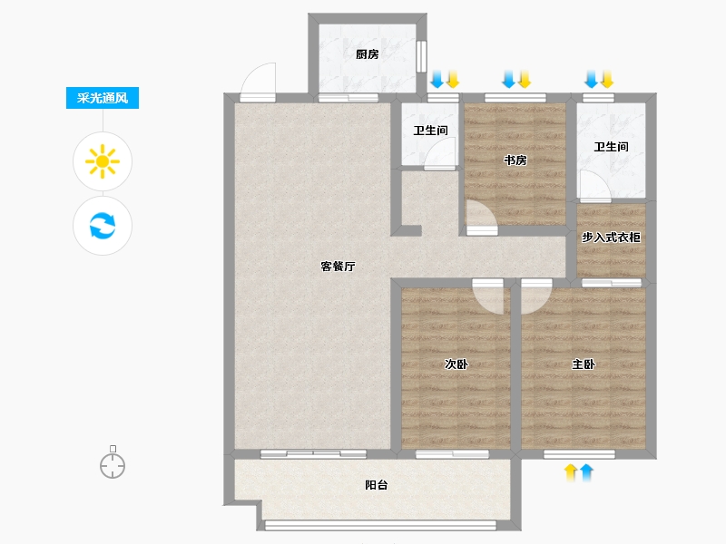 山东省-日照市-日照港第一生活区-101.05-户型库-采光通风