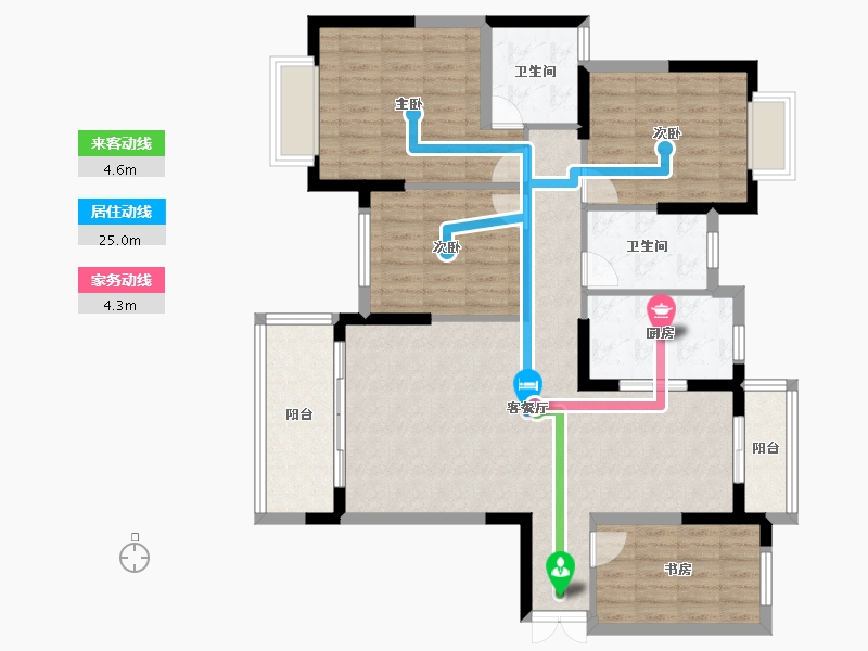 湖南省-邵阳市-邵东印象-110.17-户型库-动静线