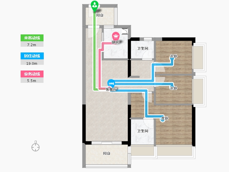 广东省-广州市-富力悦禧城-74.03-户型库-动静线