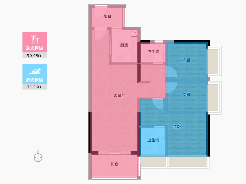 广东省-广州市-富力悦禧城-74.03-户型库-动静分区