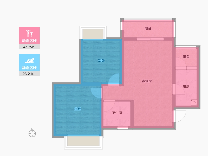 四川省-成都市-新业家园-57.73-户型库-动静分区