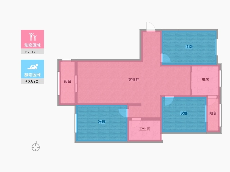 河北省-石家庄市-东-96.00-户型库-动静分区