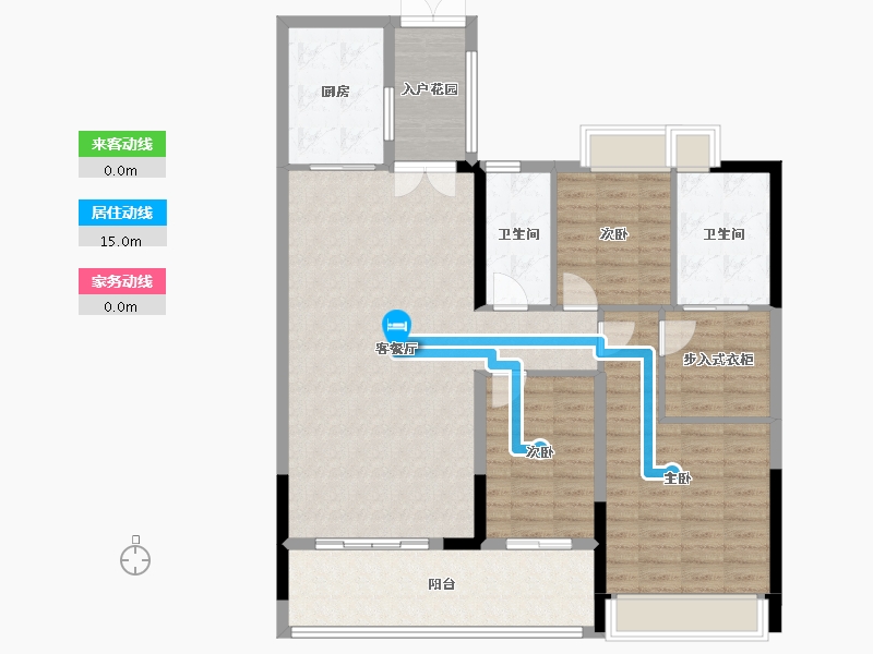 广东省-广州市-粤海拾桂府-118.41-户型库-动静线