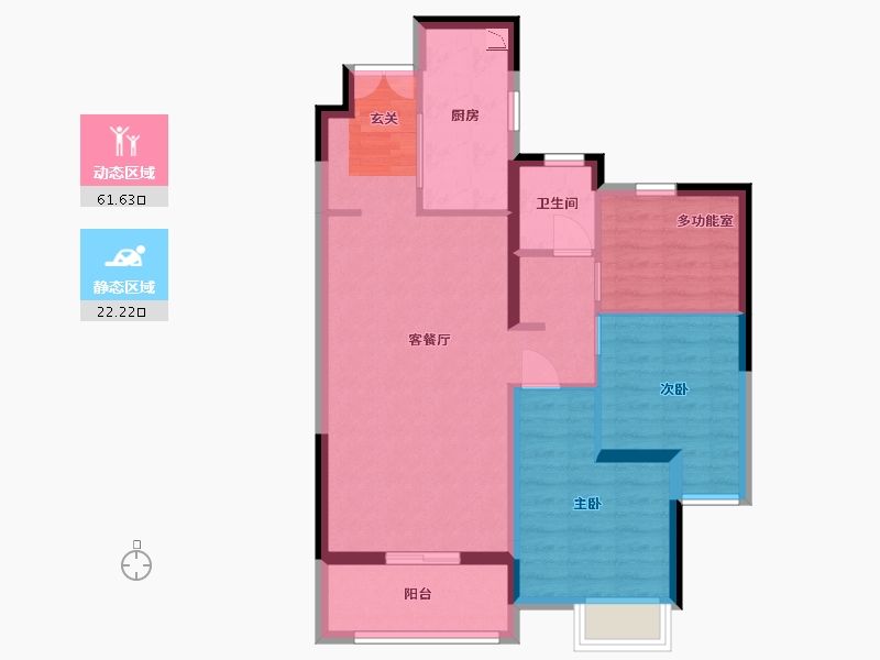 湖北省-武汉市-四新中央生活区-74.58-户型库-动静分区