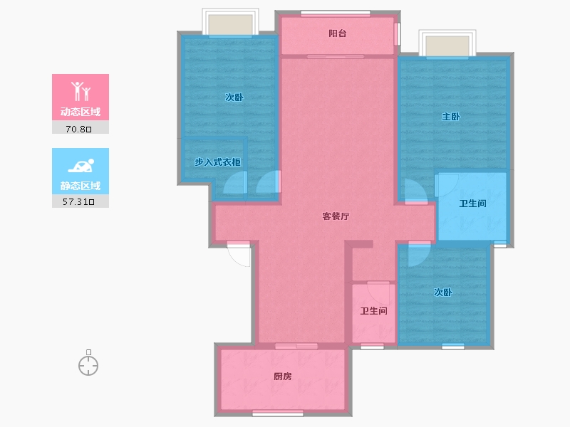 河南省-濮阳市-君恒悦海堂-115.00-户型库-动静分区