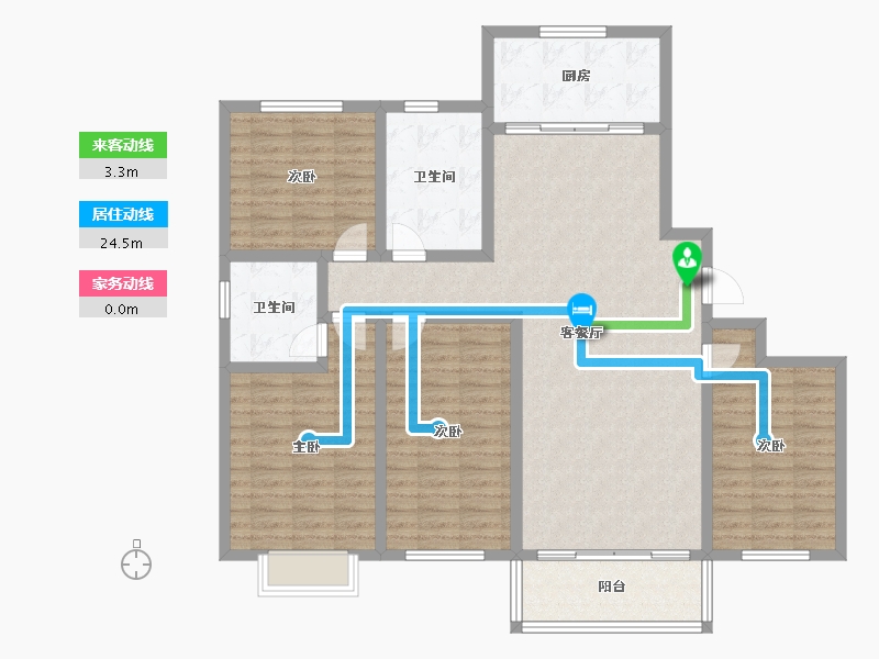 河南省-安阳市-通和华府-130.01-户型库-动静线