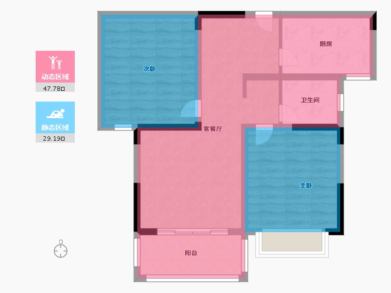 河南省-郑州市-同德悦庭-67.99-户型库-动静分区