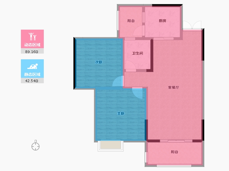 四川省-成都市-兴隆湖南岸-120.01-户型库-动静分区