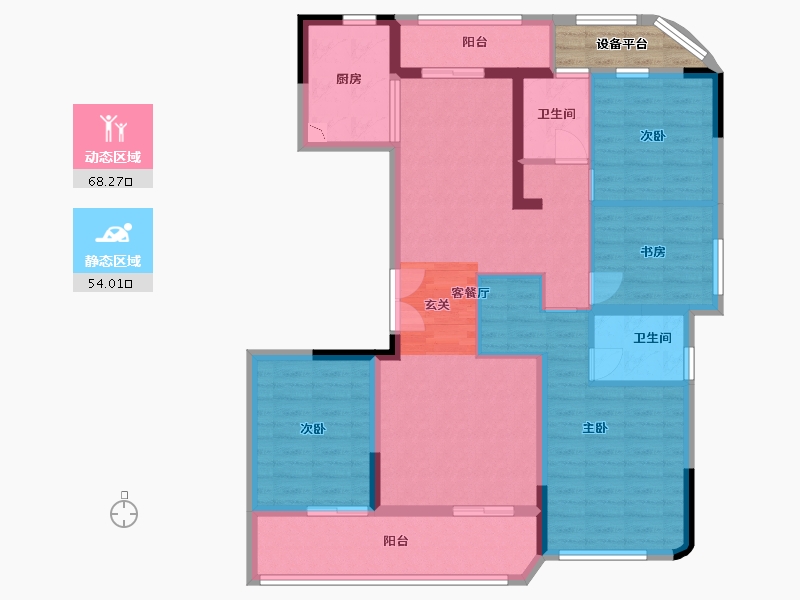 浙江省-嘉兴市-金昌香湖印-112.22-户型库-动静分区