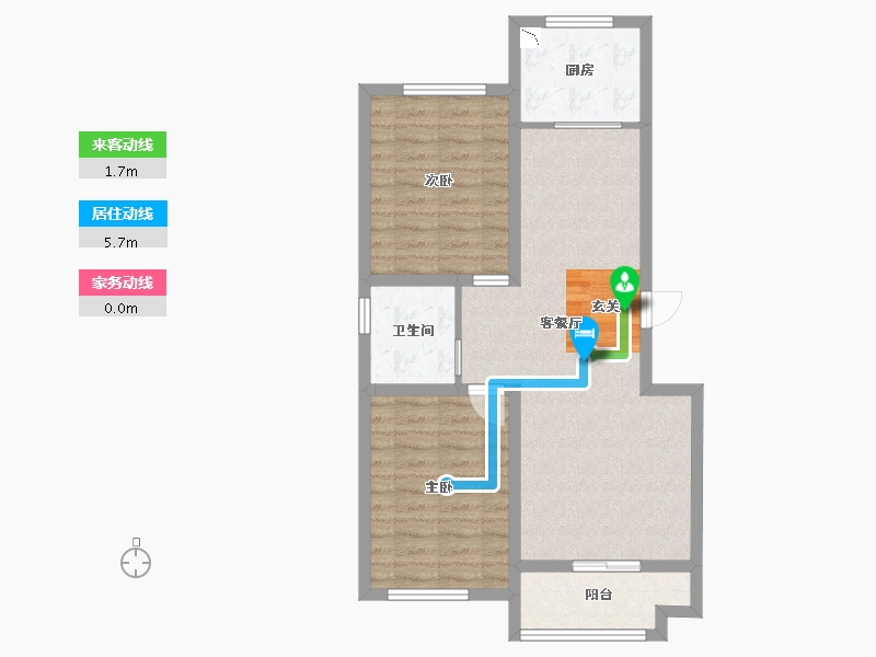 河北省-张家口市-府城尚品-72.44-户型库-动静线