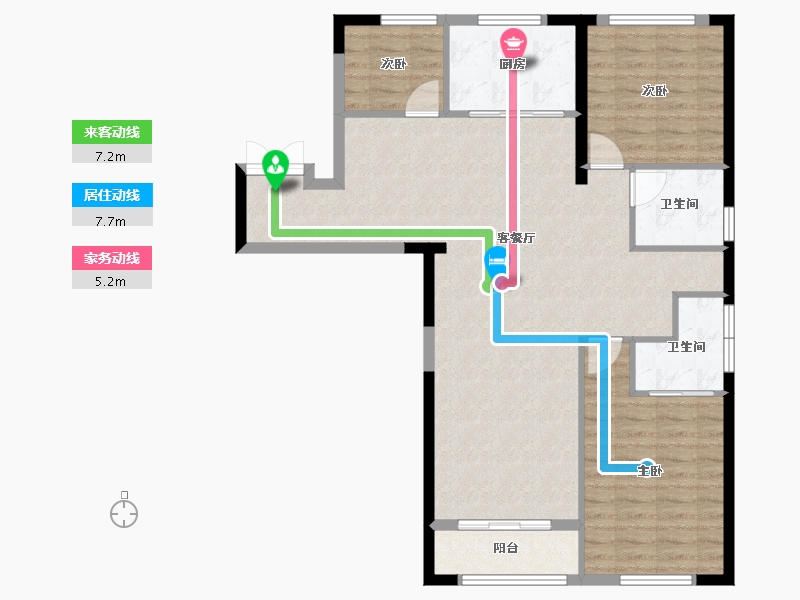 湖南省-长沙市-建发央著-97.31-户型库-动静线