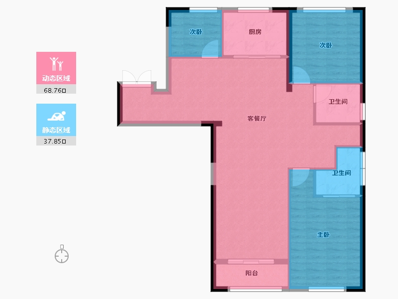 湖南省-长沙市-建发央著-97.31-户型库-动静分区