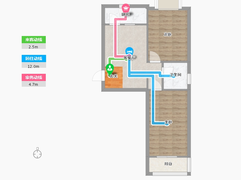 河北省-石家庄市-新浩城-51.63-户型库-动静线