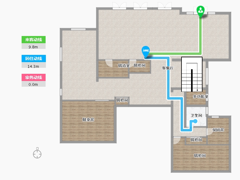 四川省-成都市-红牌楼-219.26-户型库-动静线